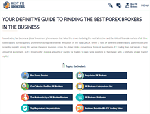 Tablet Screenshot of bestfxbrokers.com
